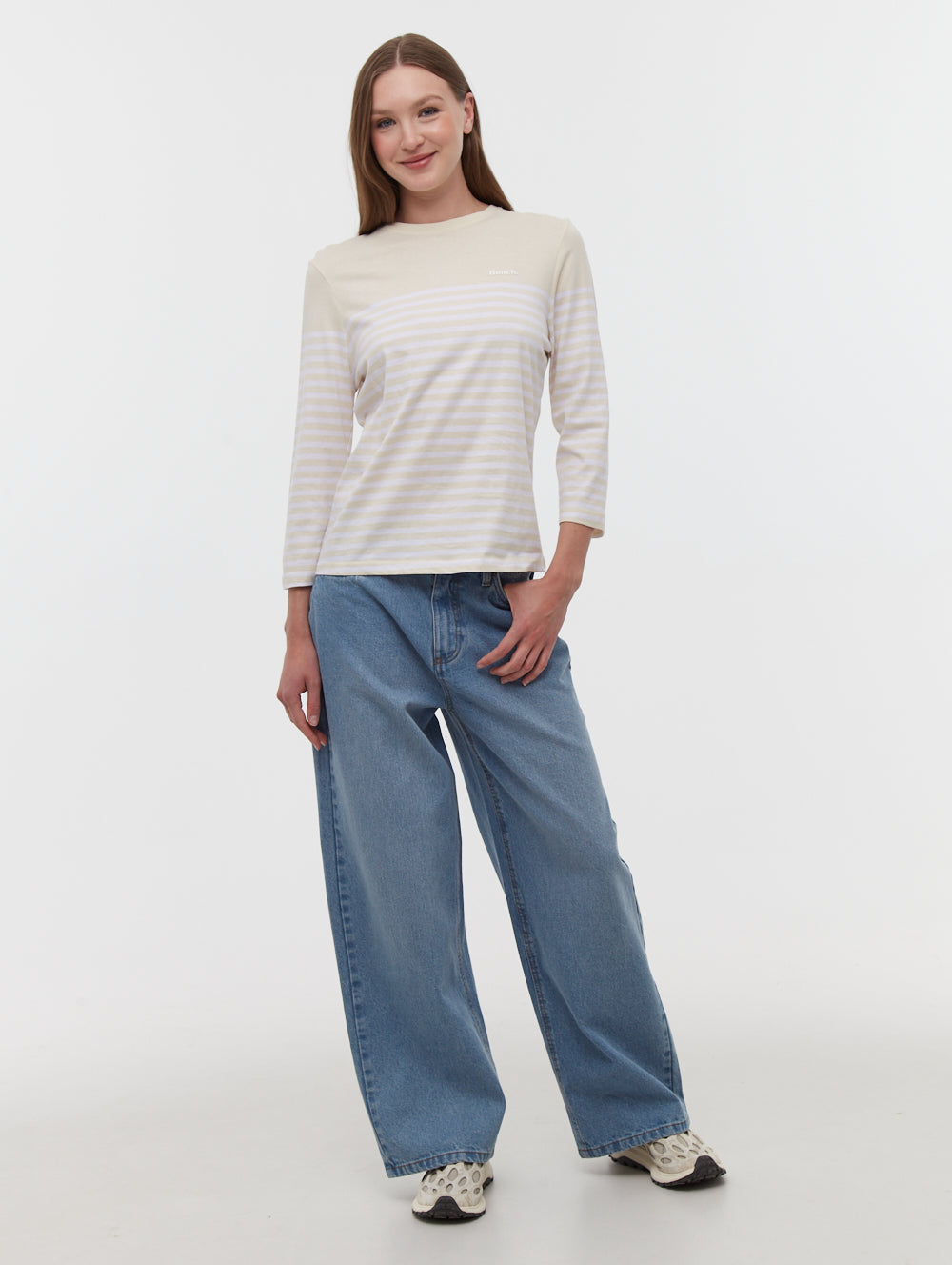 Arian t-shirt rayé marin 3/4