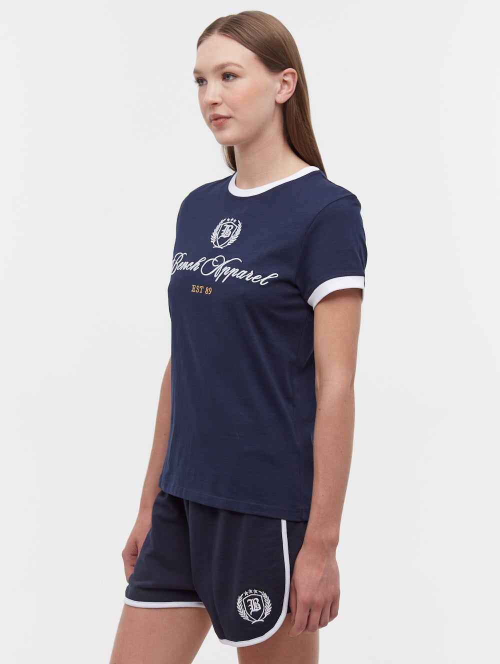 Vivica t-shirt ringer brodé