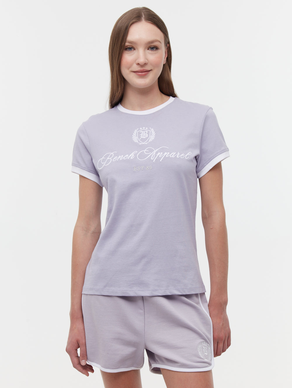 Vivica t-shirt ringer brodé