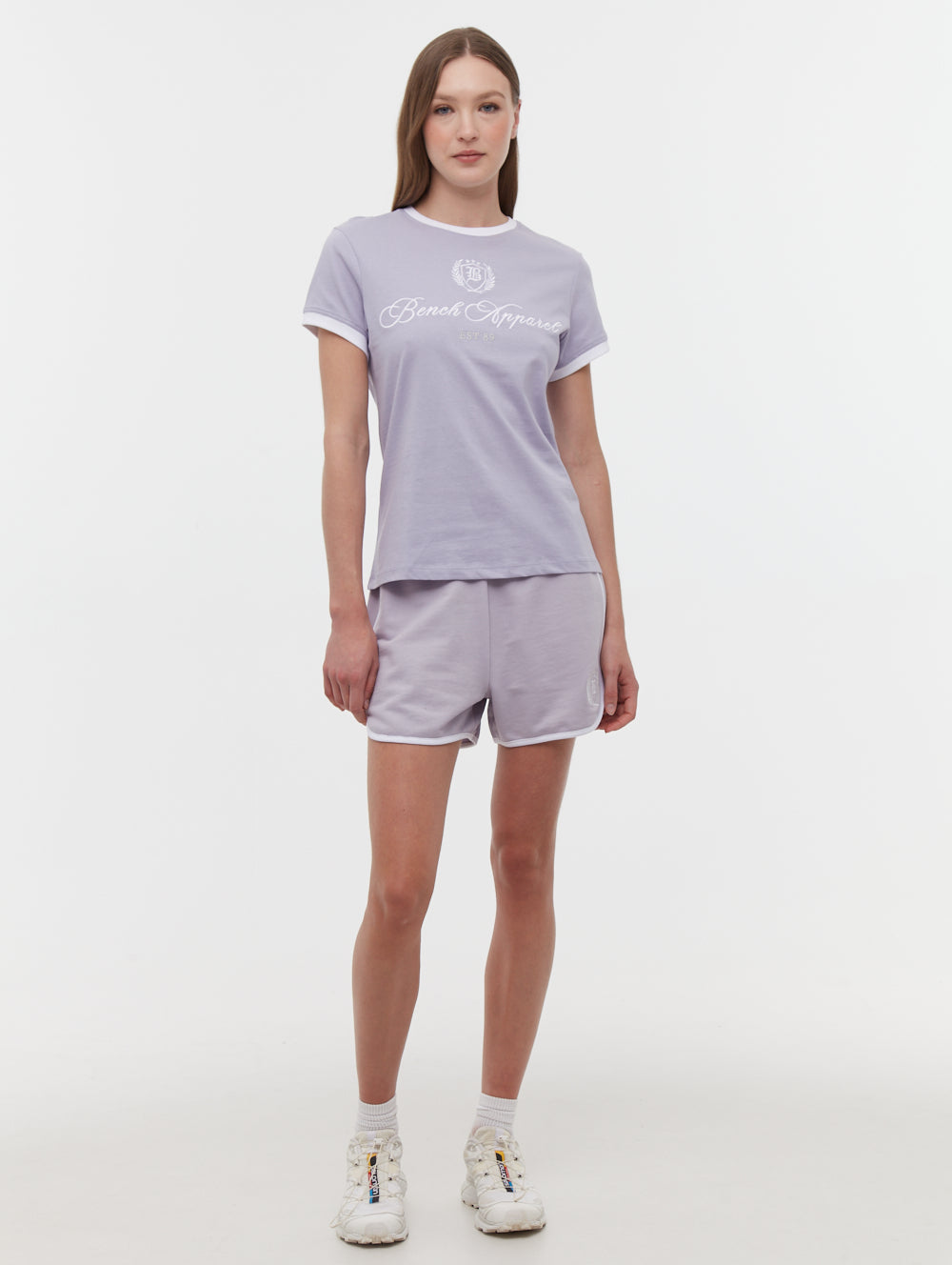 Vivica t-shirt ringer brodé