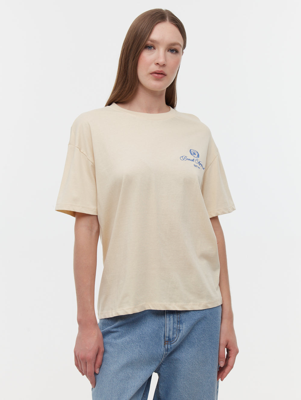 Taja t-shirt graphique avec script