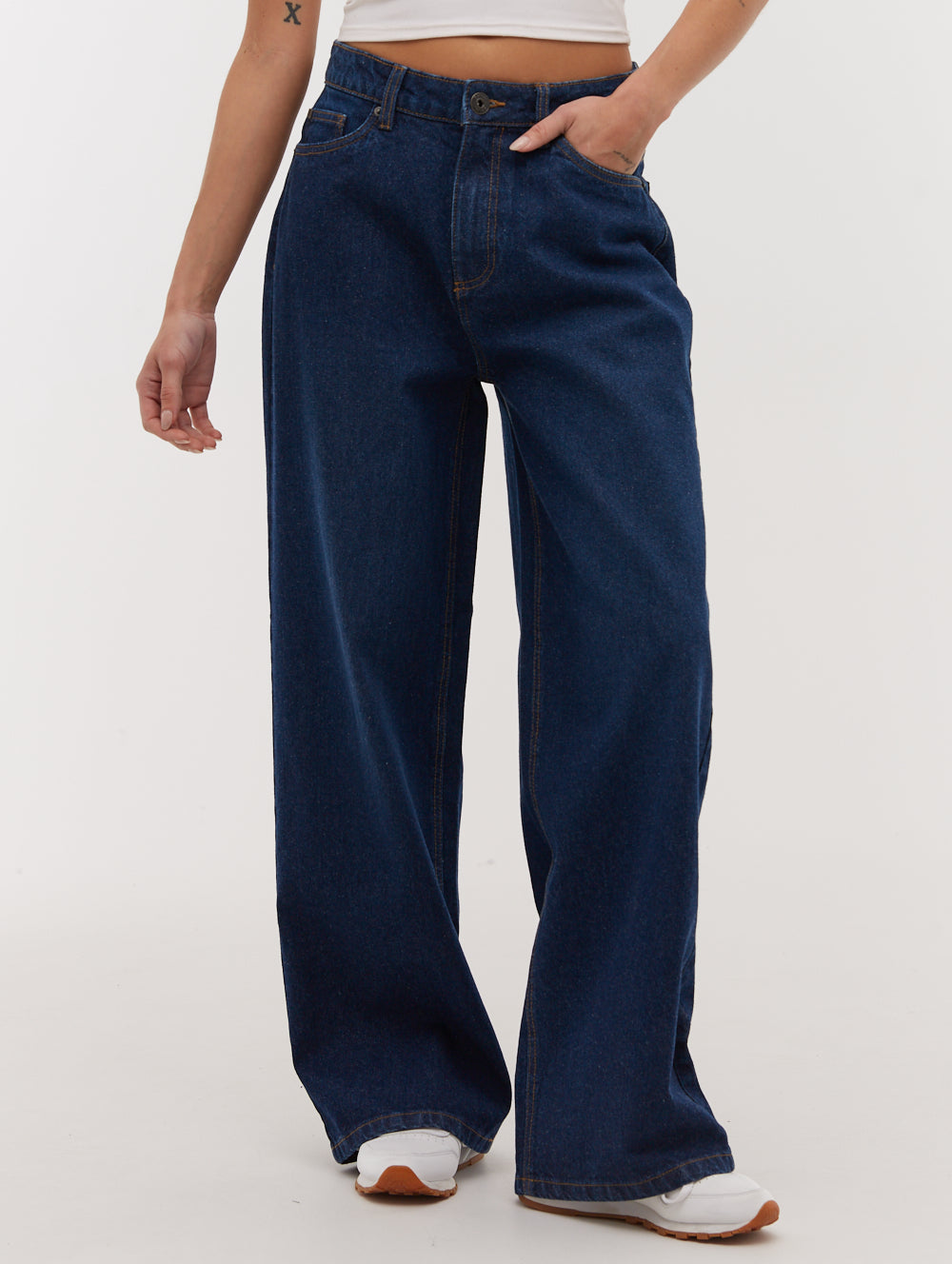 Maxina jeans à jambes larges