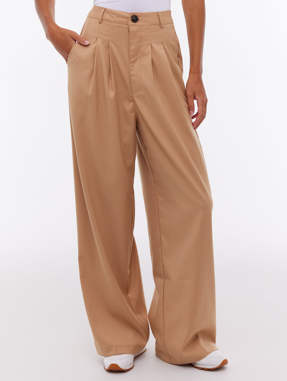 Monnie pantalon jambes larges - Beige