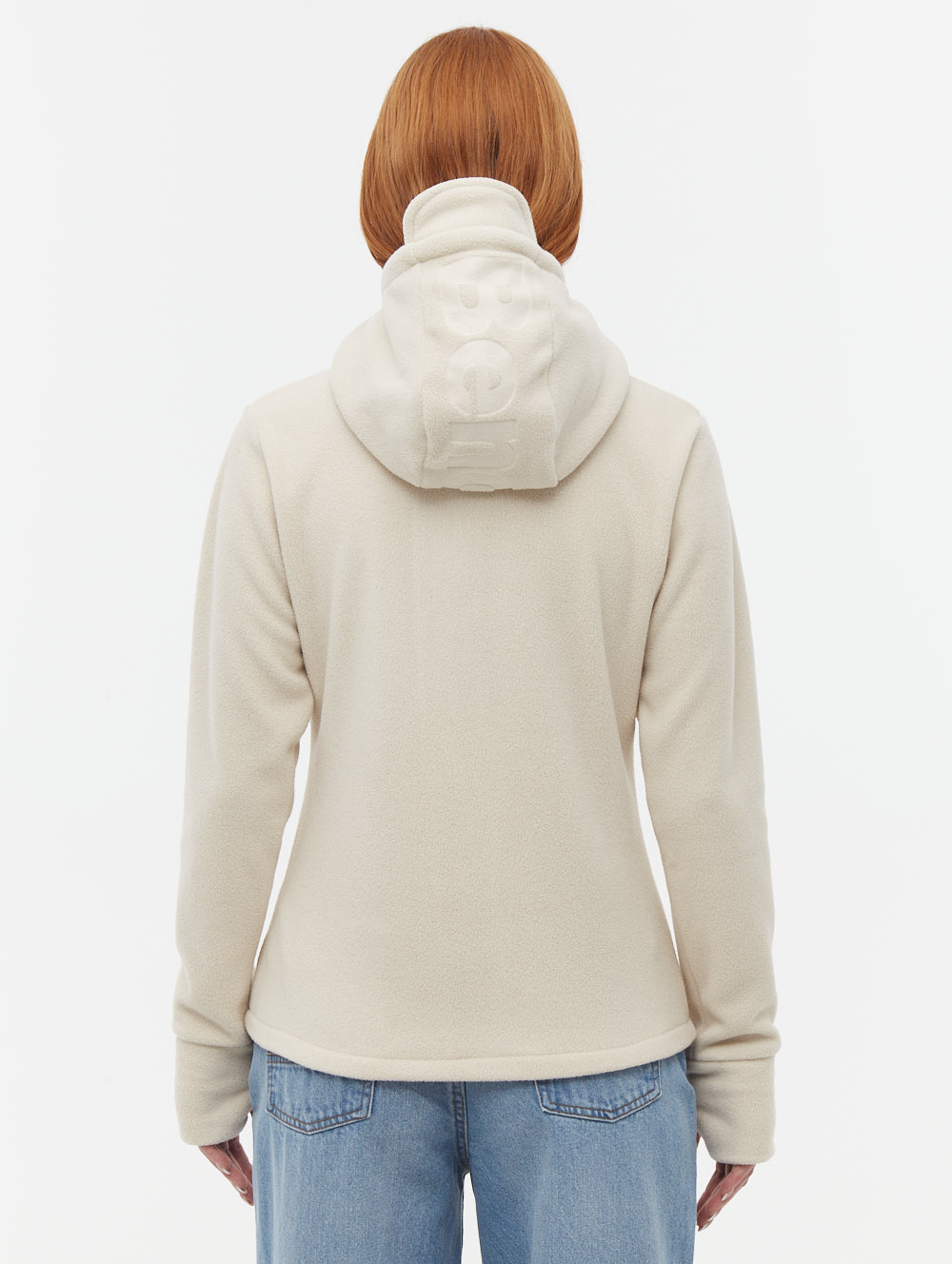 Ninja chandail zippé asymétrique en micropolaire