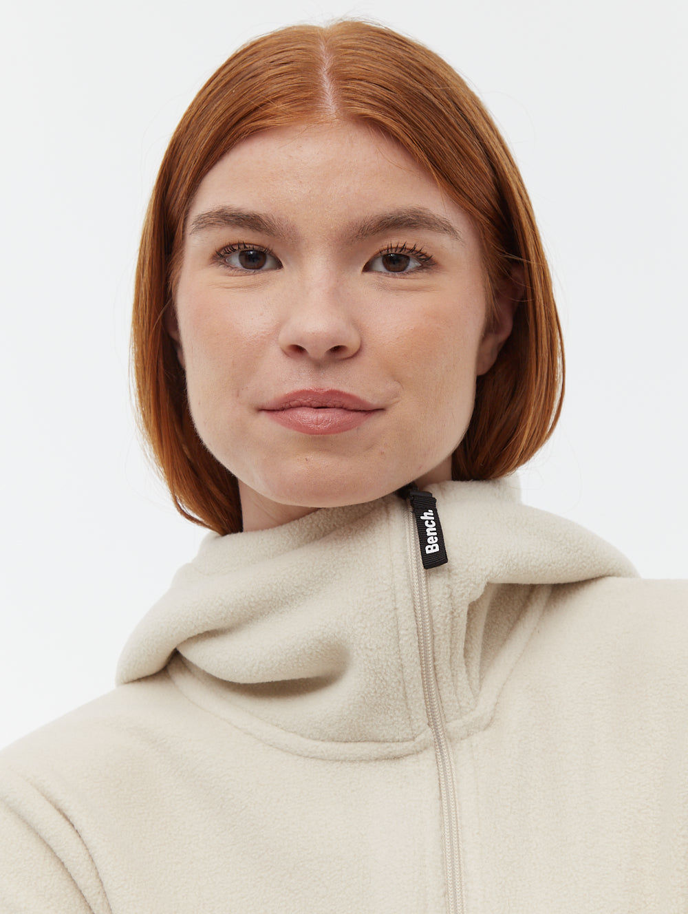 Ninja chandail zippé asymétrique en micropolaire