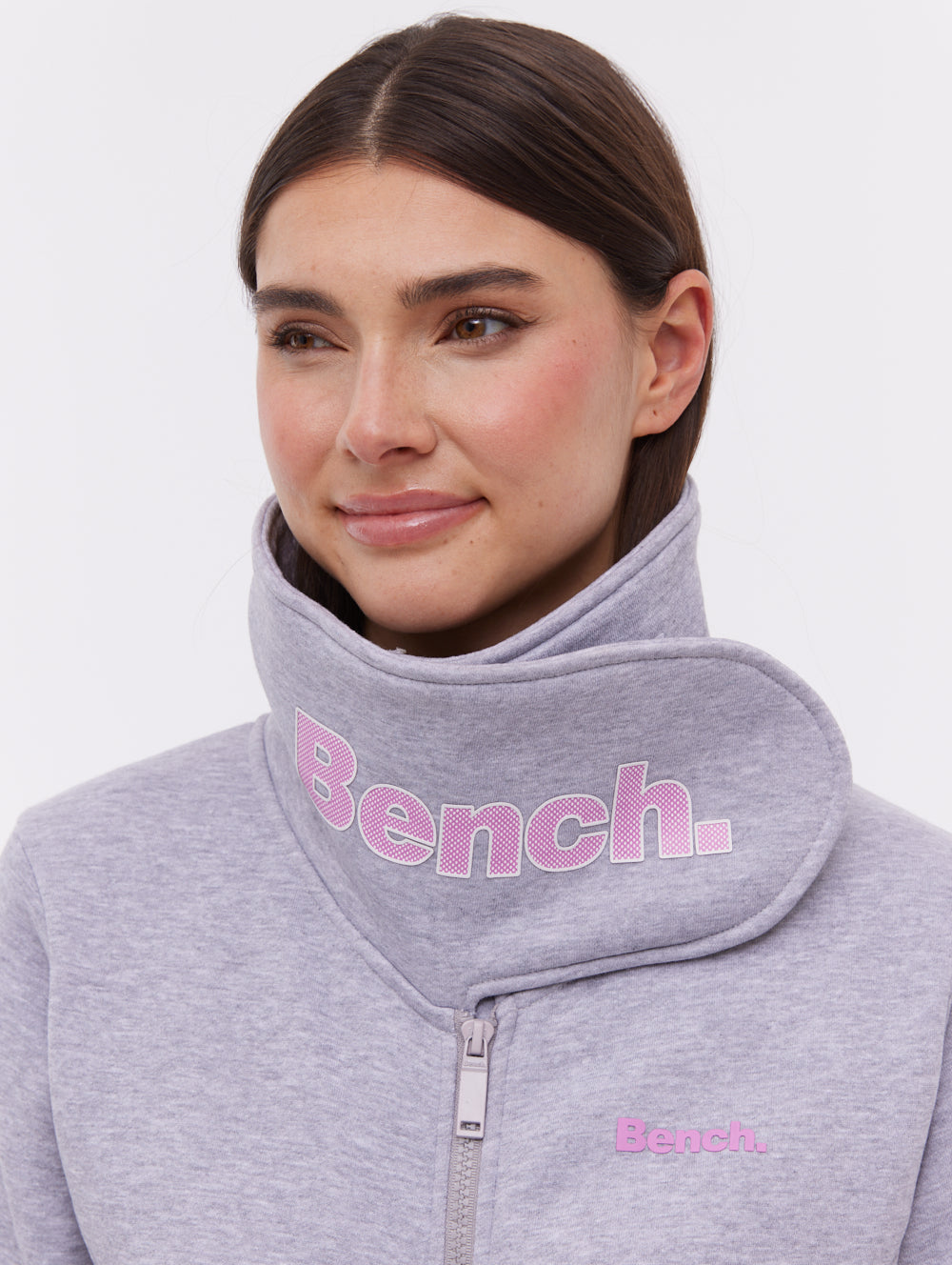 Haylo chandail zippé à col croisé