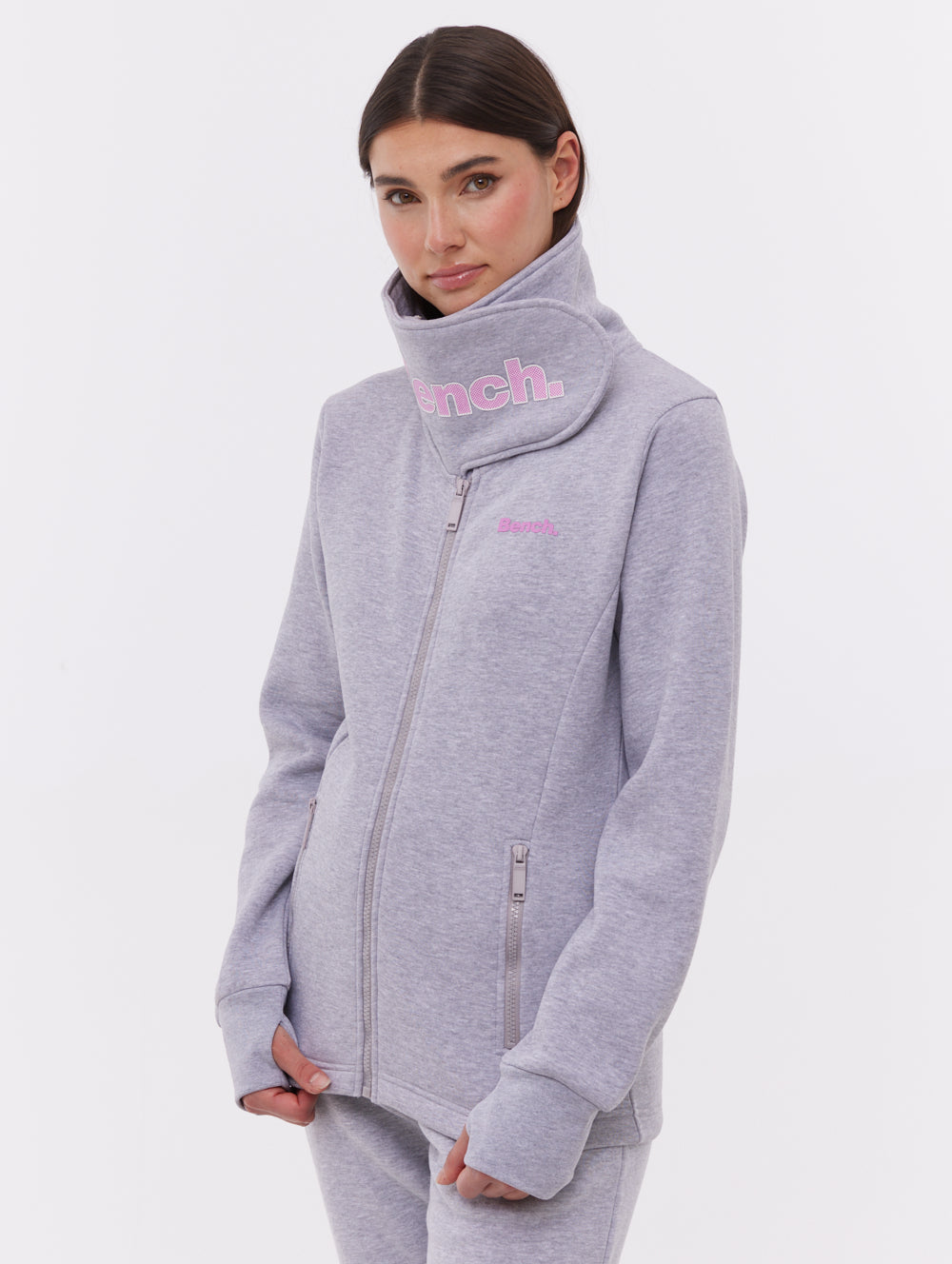 Haylo chandail zippé à col croisé