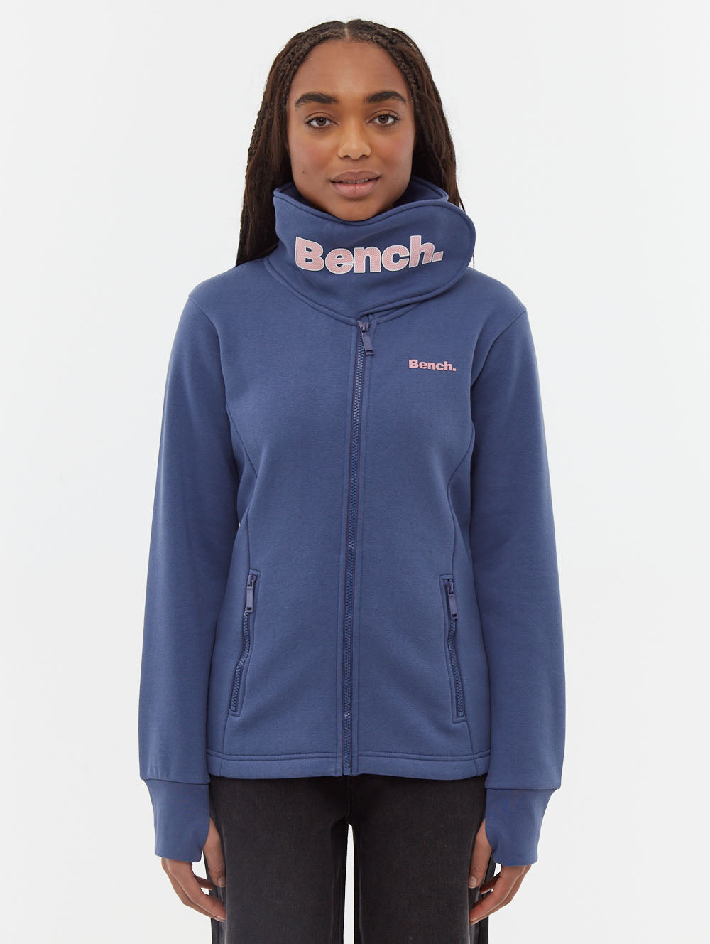 Haylo chandail zippé à col croisé