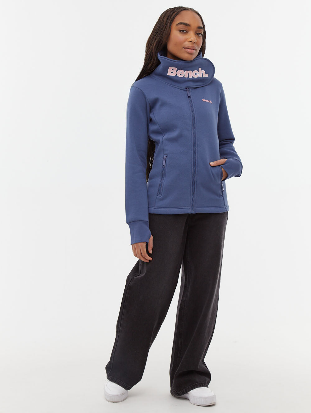 Haylo chandail zippé à col croisé