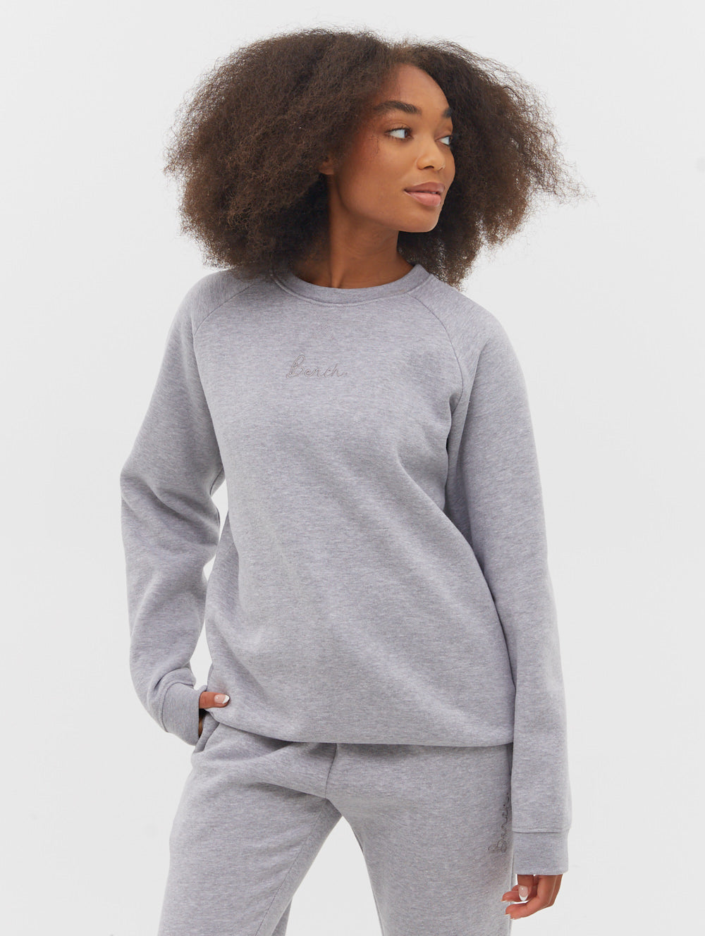 Lerna chandail raglan oversize durable à col rond