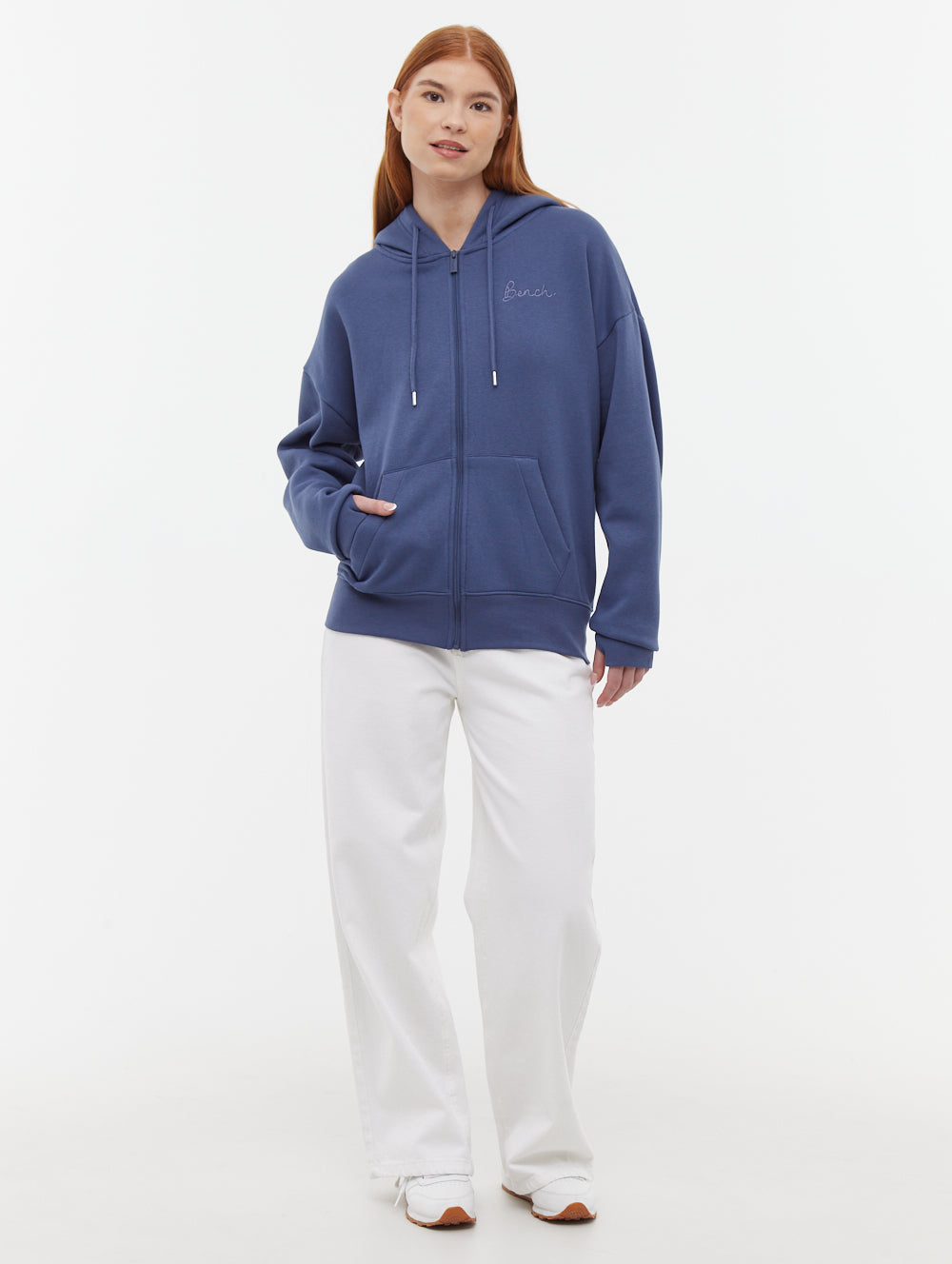 Naos chandail oversize à capuchon zippé