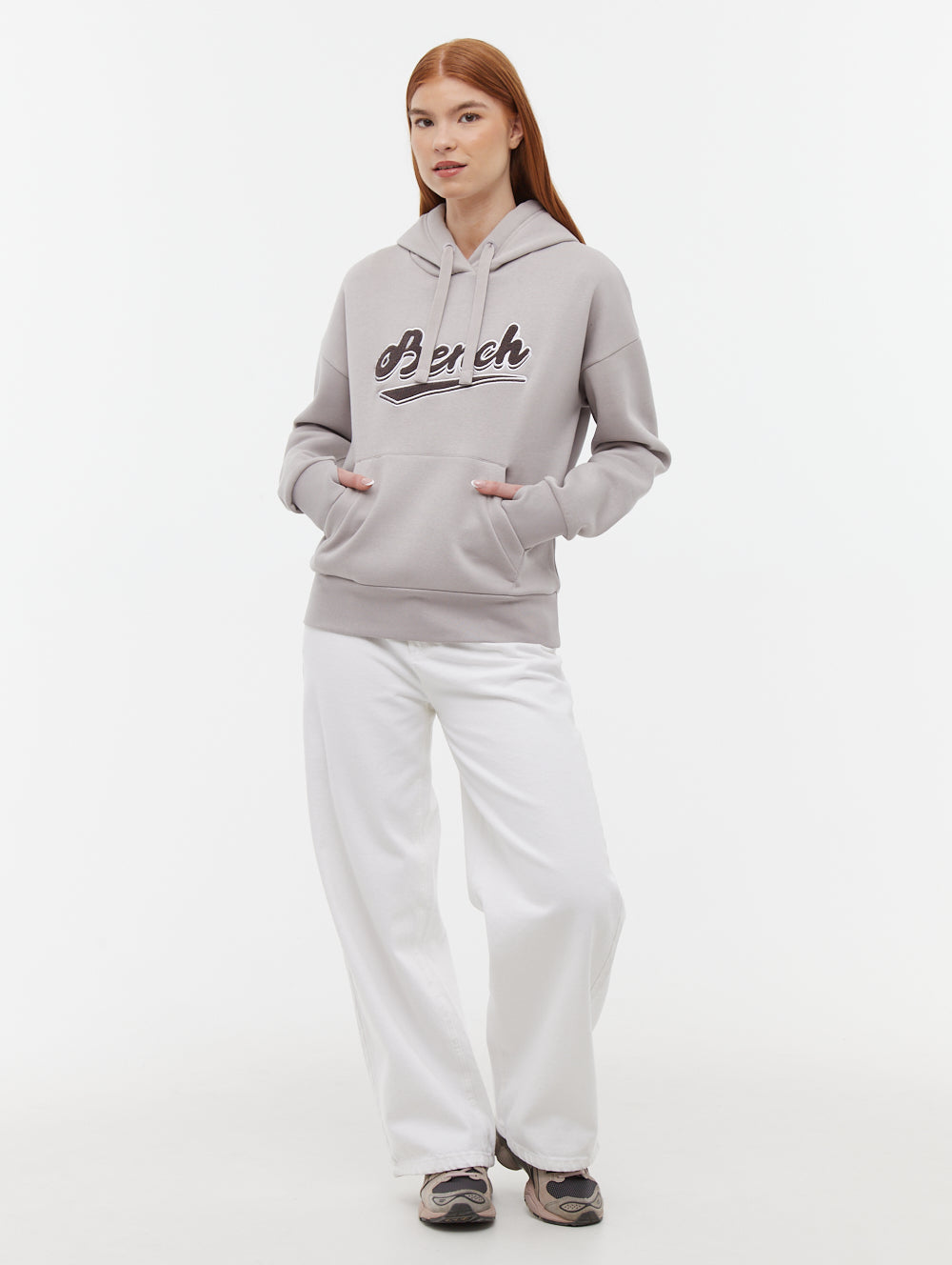 Karolina chandail à capuchon logo rétro