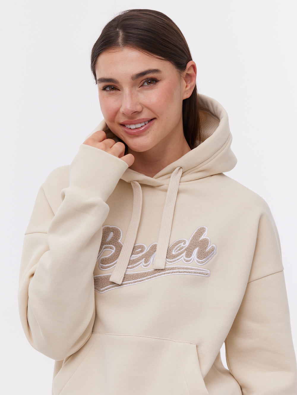 Karolina chandail à capuchon logo rétro