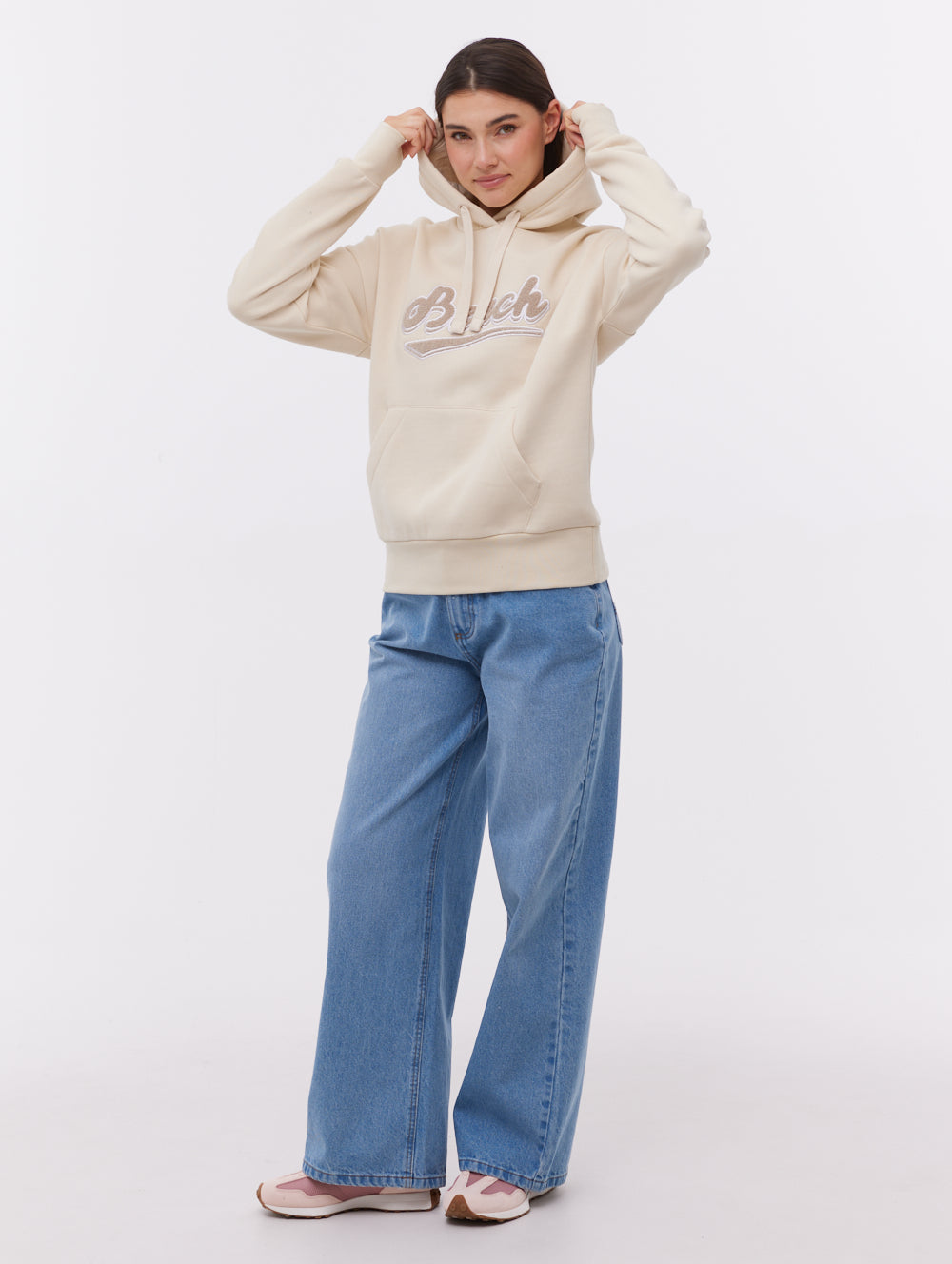 Karolina chandail à capuchon logo rétro