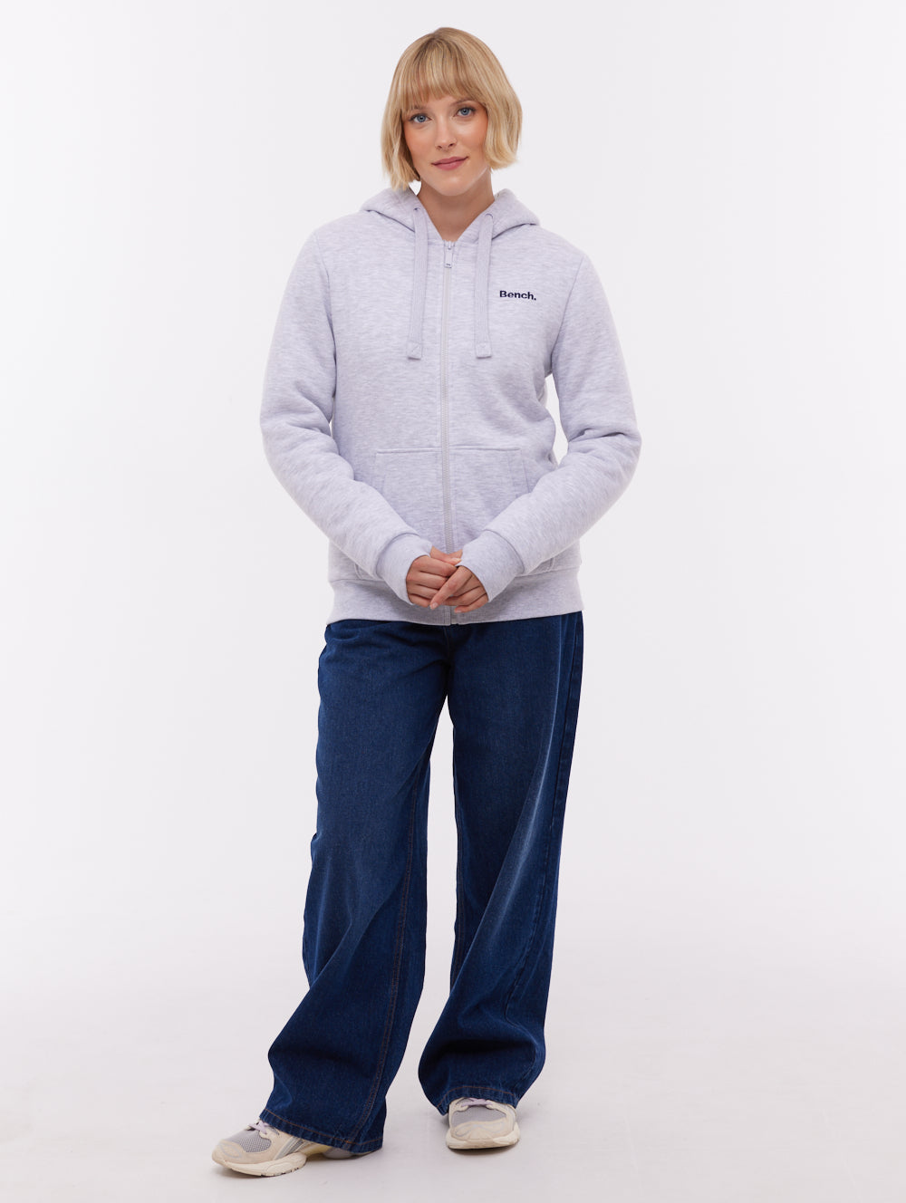 Mintz chandail à capuchon zippé doublé sherpa - Gris