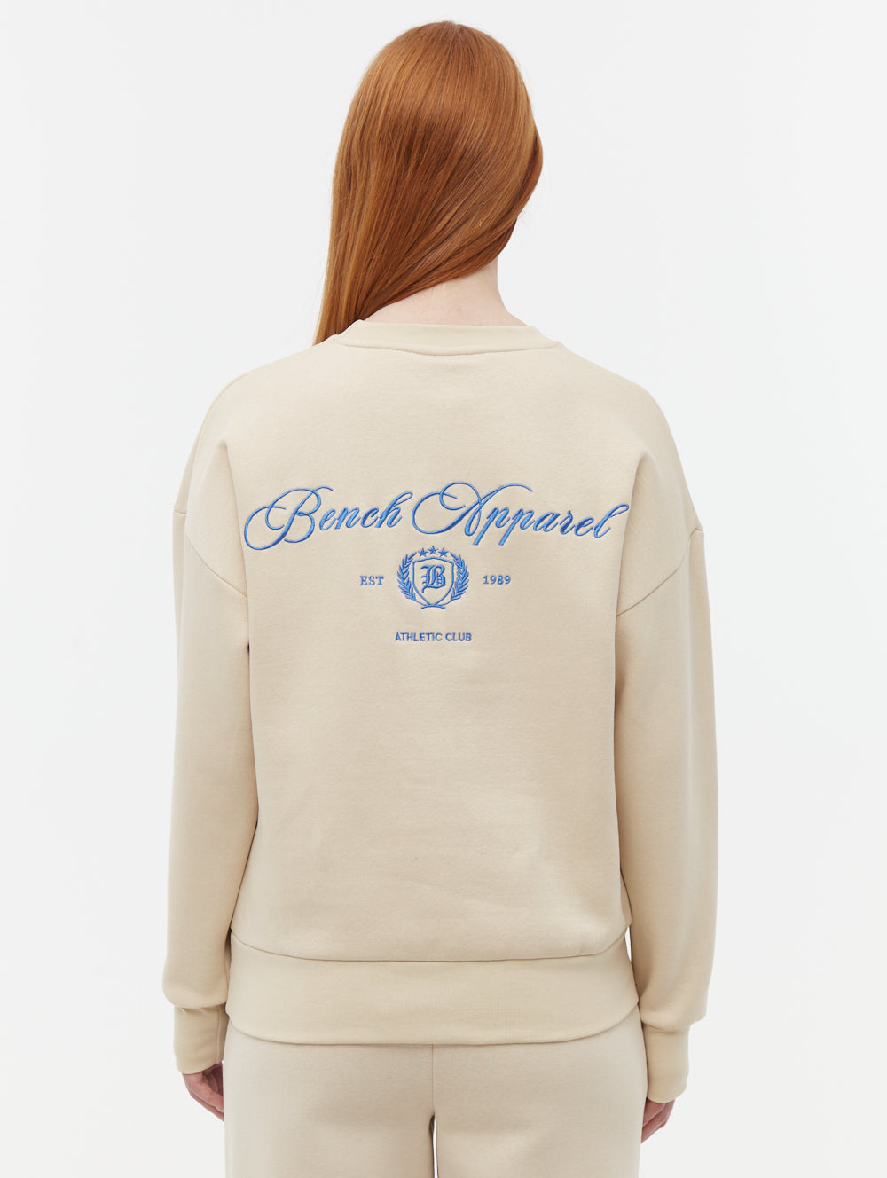 Desta chandail à col rond graphique script