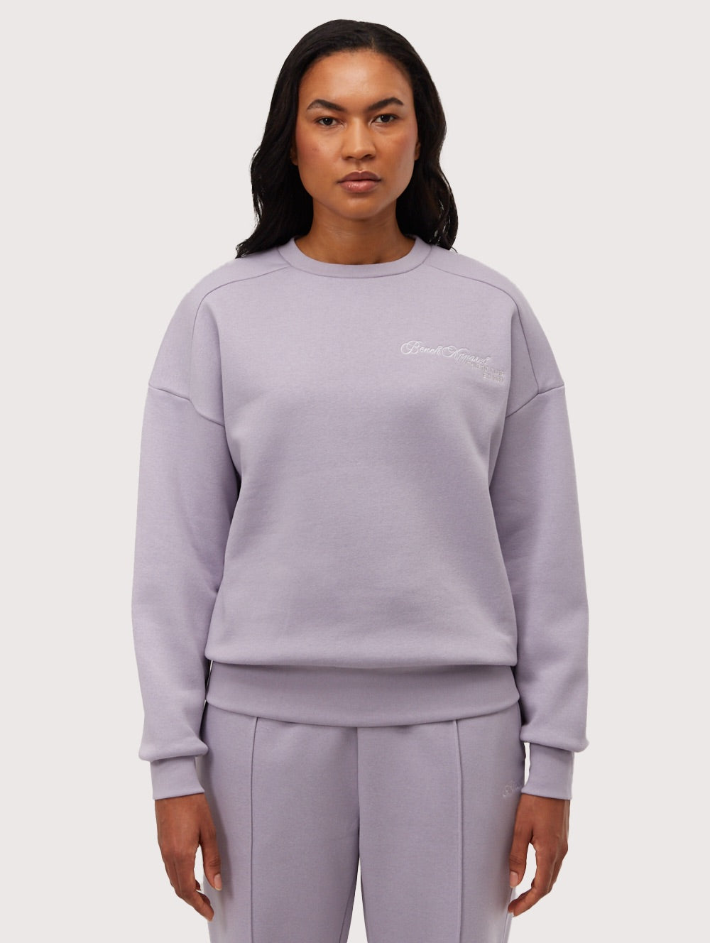 Desta chandail à col rond graphique script