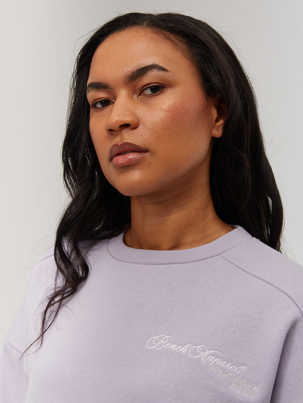 Desta chandail à col rond graphique script