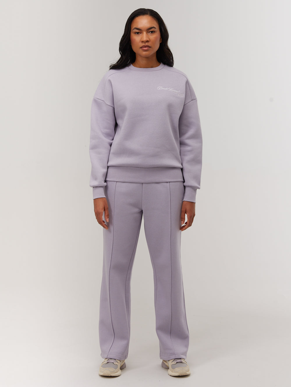 Desta chandail à col rond graphique script