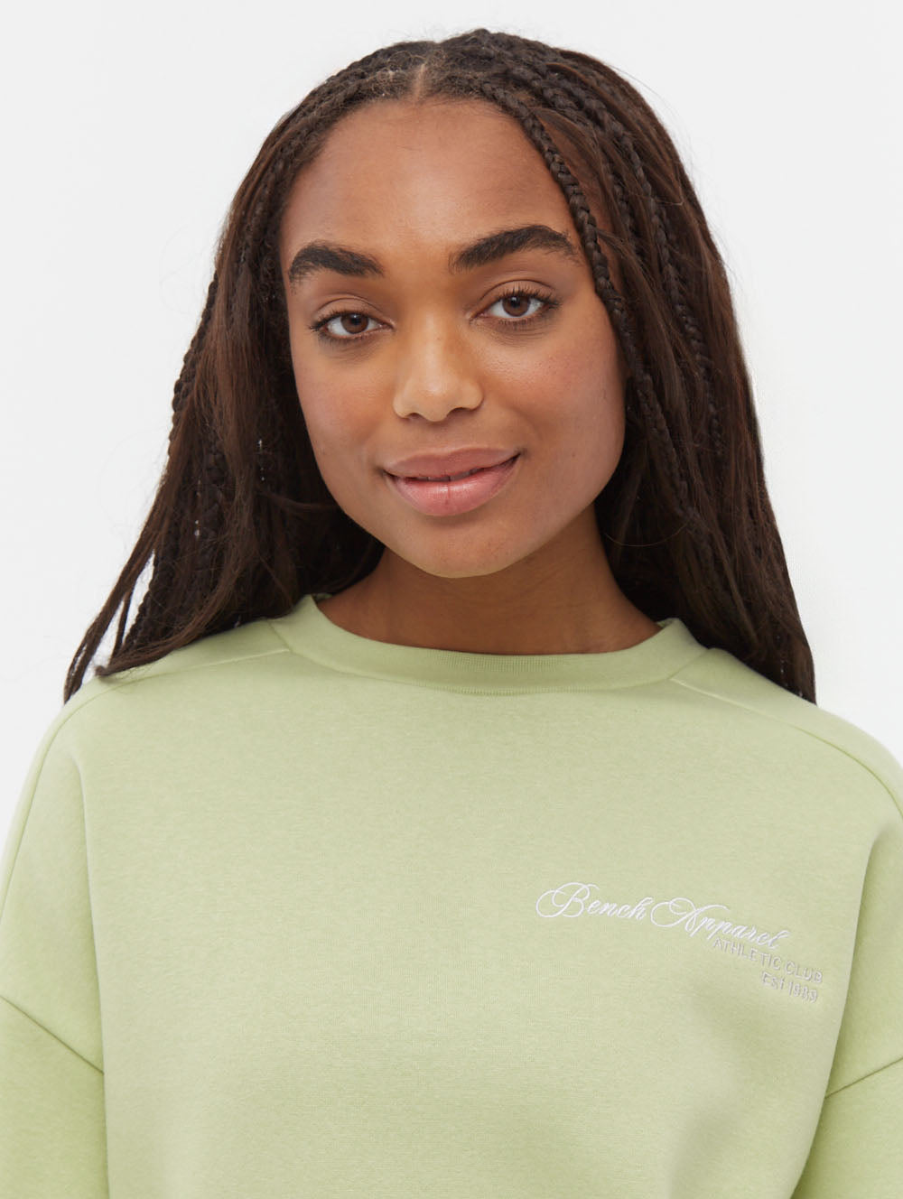 Desta chandail à col rond graphique script