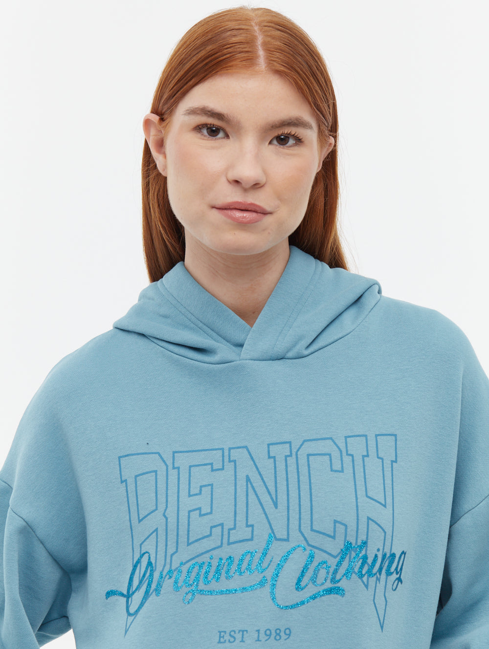 Theda chandail oversize à capuchon logo athlétique