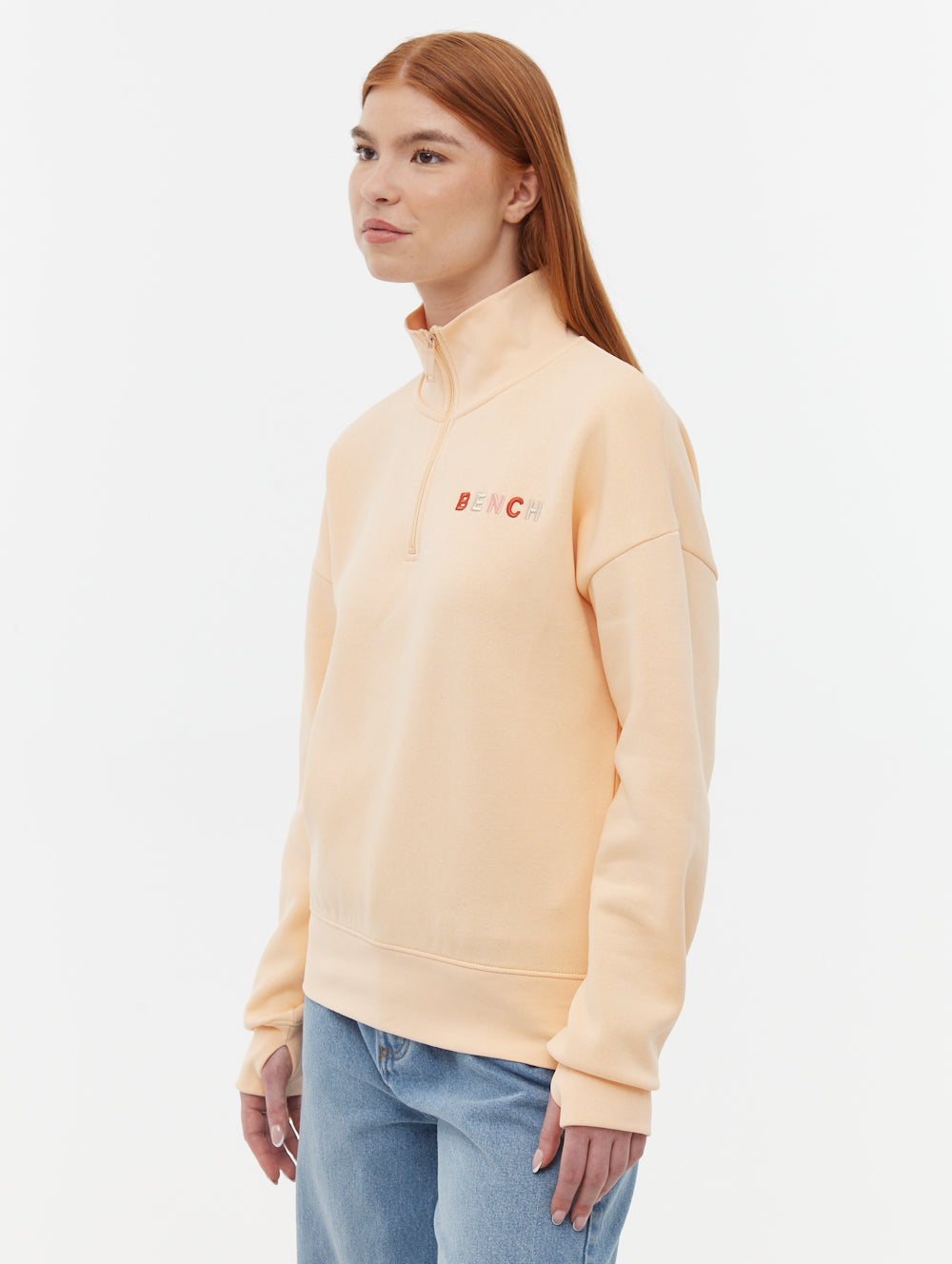 Huntley chandail demi-zip à col montant