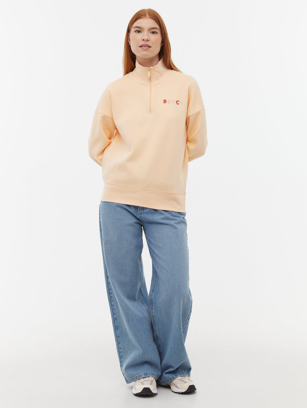 Huntley chandail demi-zip à col montant