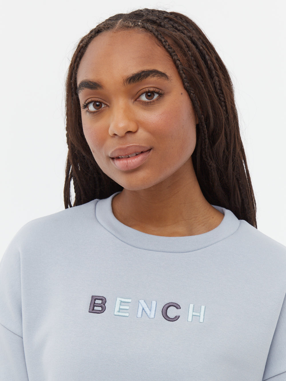 Lilem chandail à col rond lettres blocs