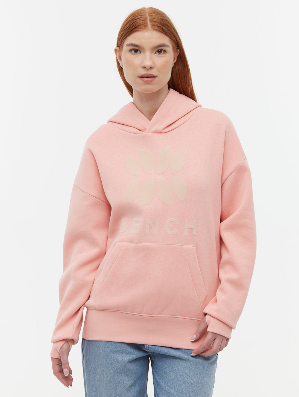 Tyna chandail oversize à capuchon graphique