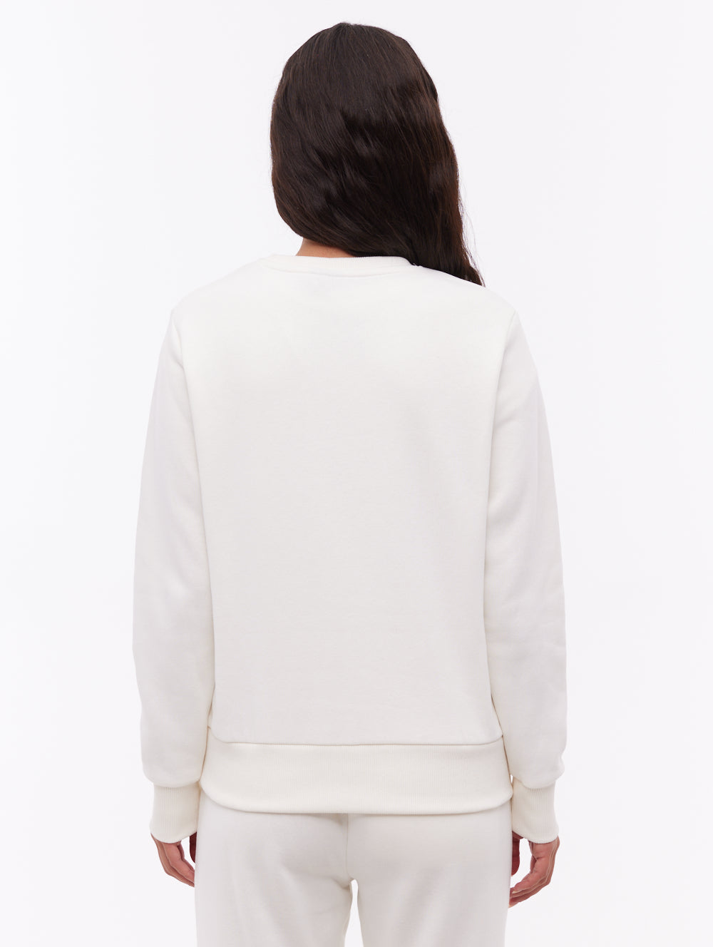 Keli White Crews Small Logo Shot 3