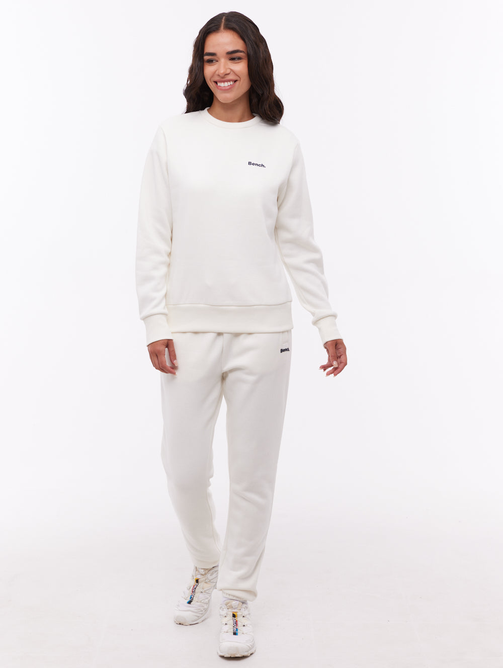Keli White Crews Small Logo Shot 2