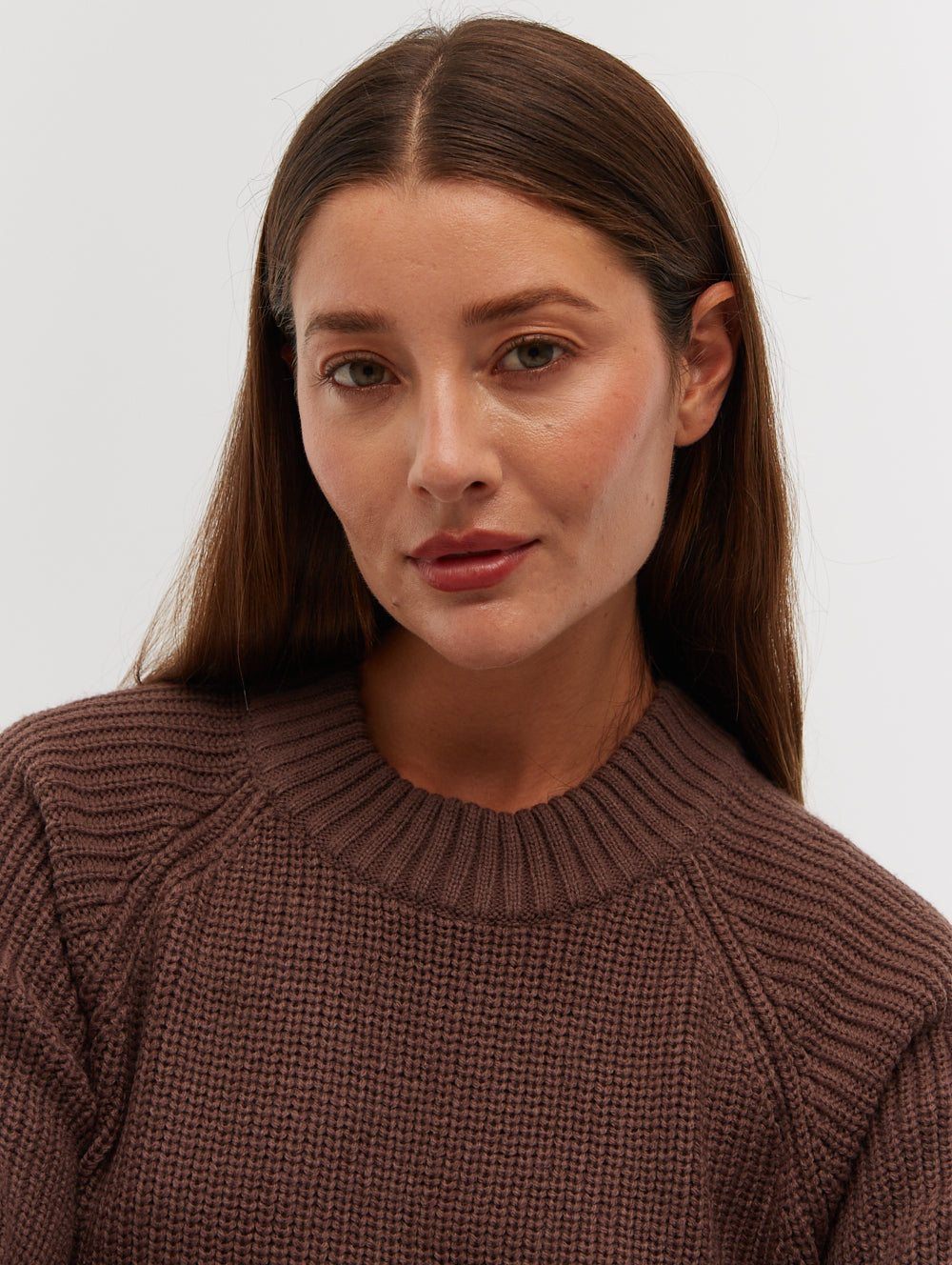 KARLIE Brown Knits Dresses Shot 1