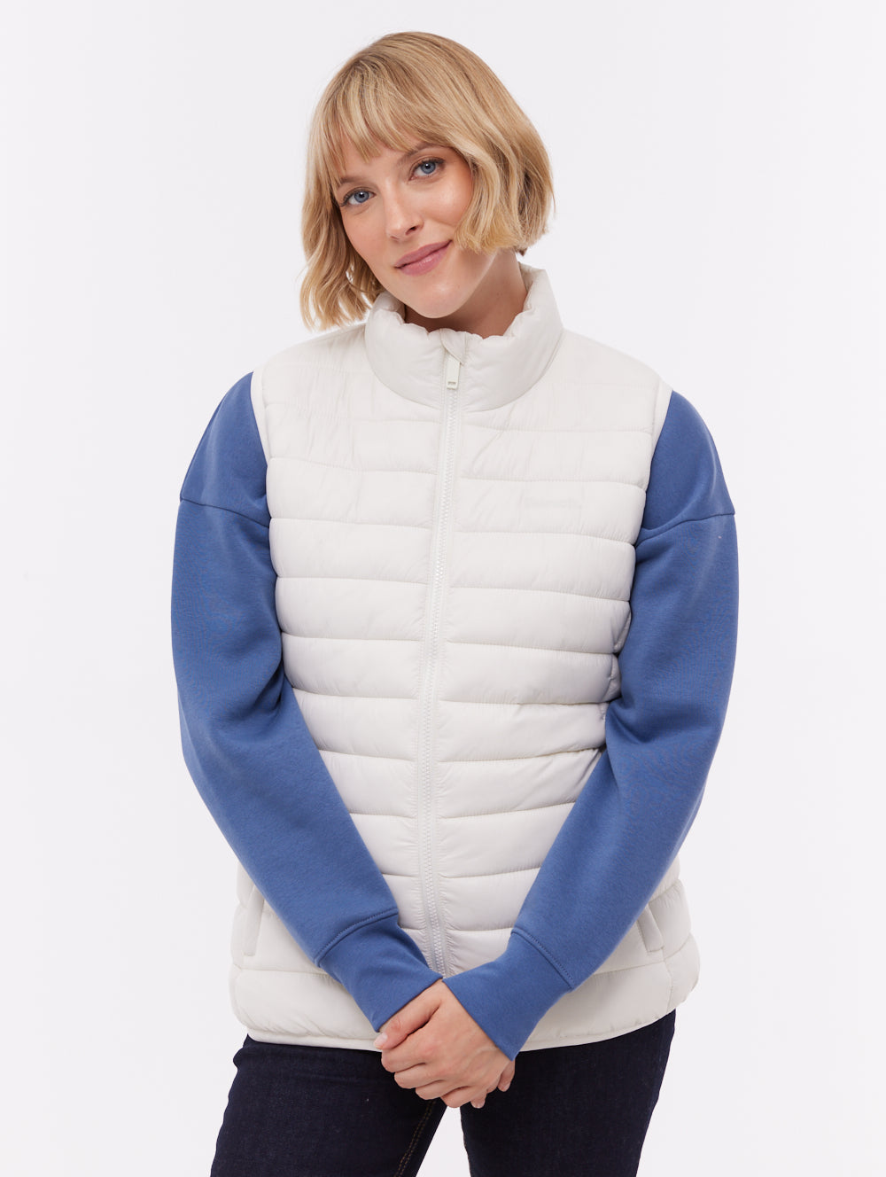 Meridian Puffer Vest - White
