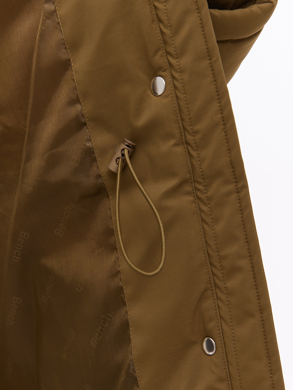 Fina parka matelassé à capuchon - Vert