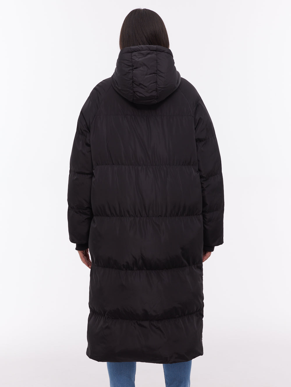 Dans parka matelassé maxi - Noir
