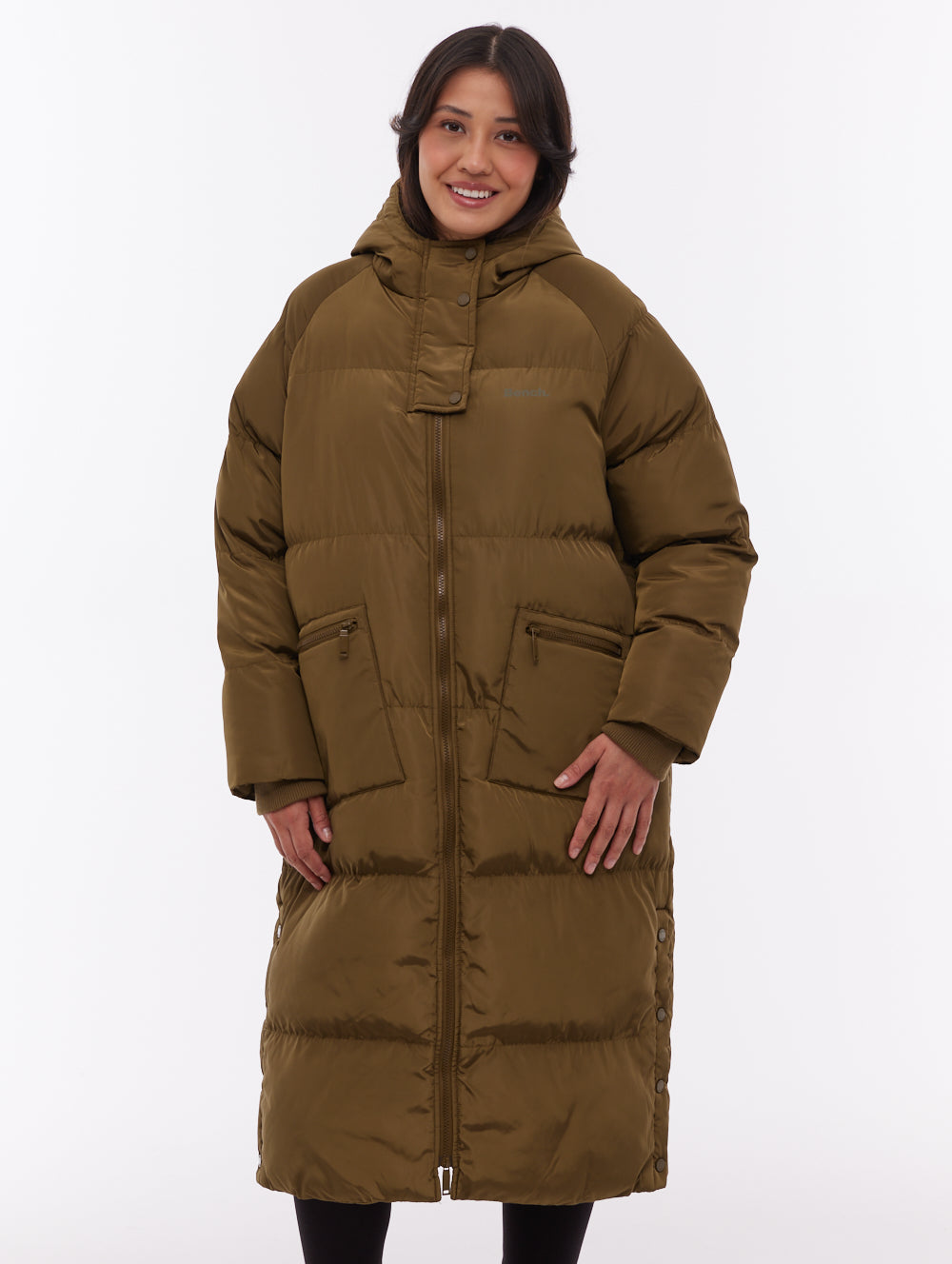 Dans parka matelassé maxi - Vert