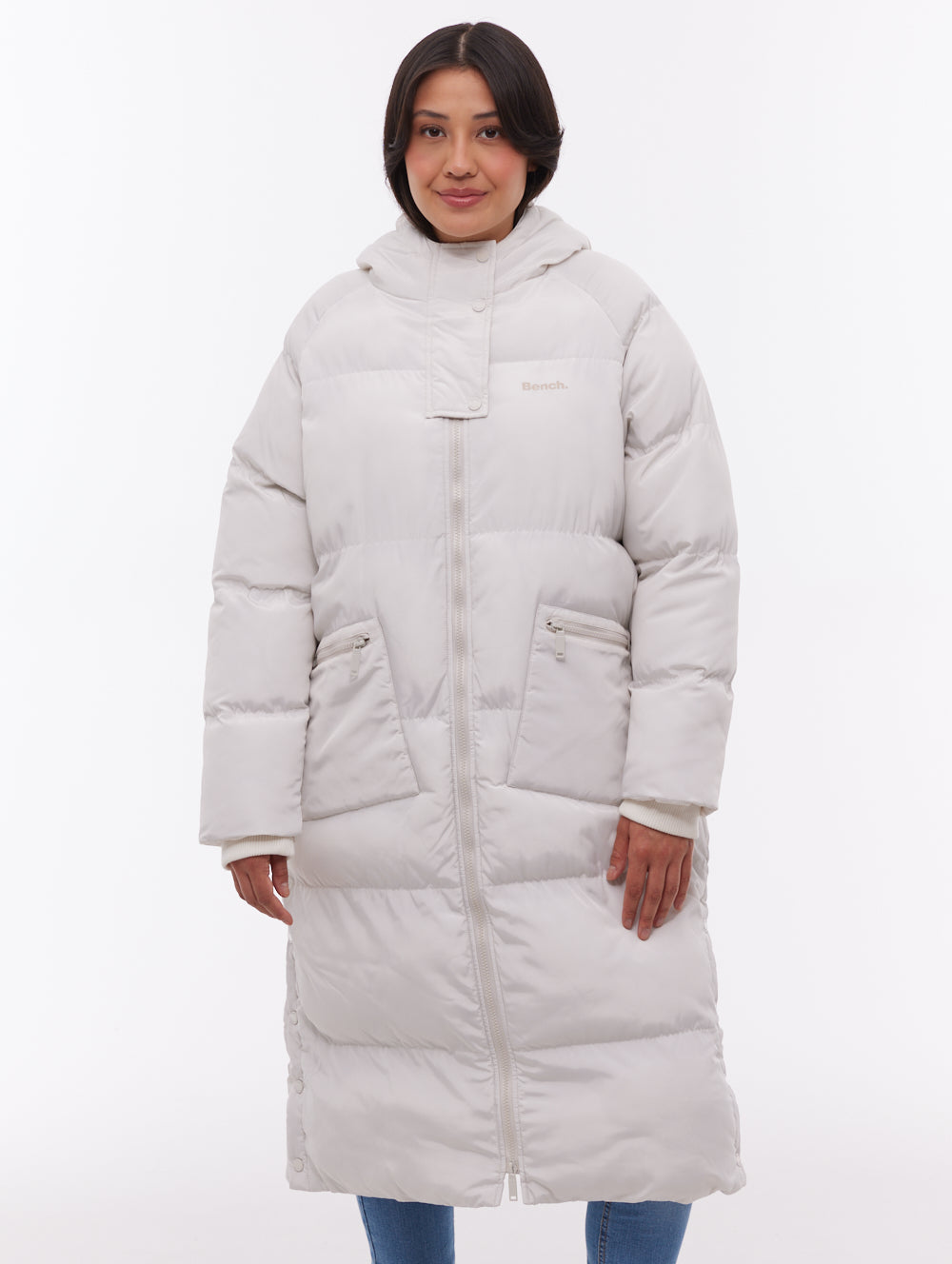 Dans parka matelassé maxi - Blanc