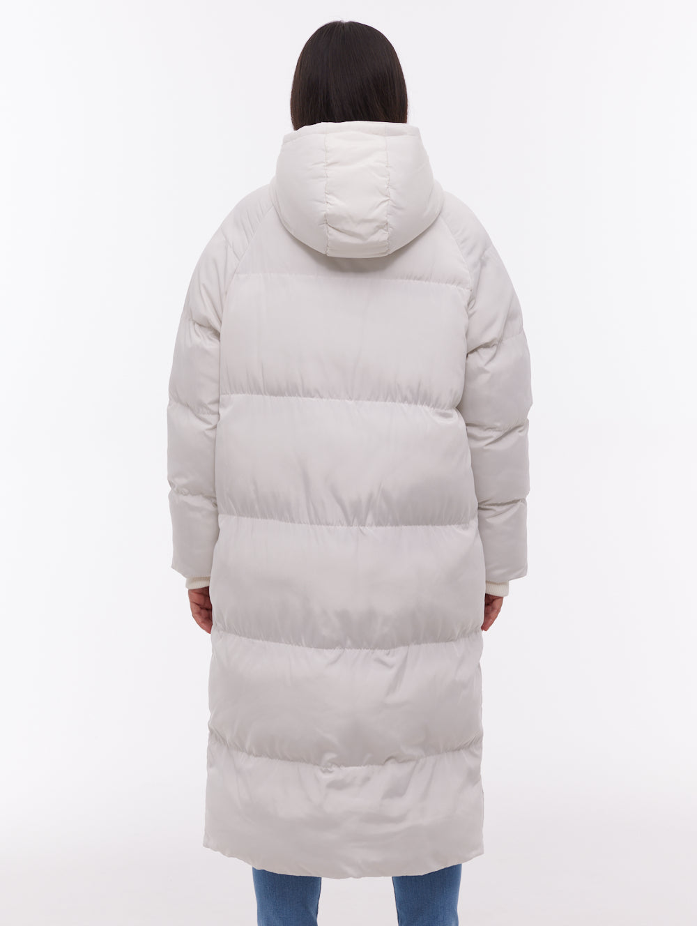 Dans parka matelassé maxi - Blanc