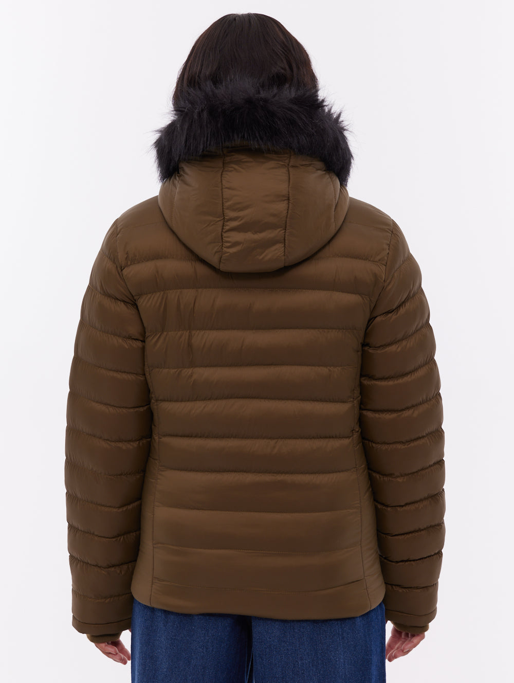 Mal veste matelassée à capuchon - Vert