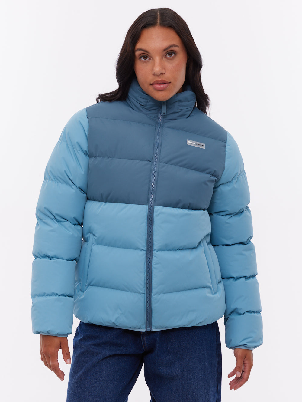 Jehn veste matelassée bicolore - Aqua
