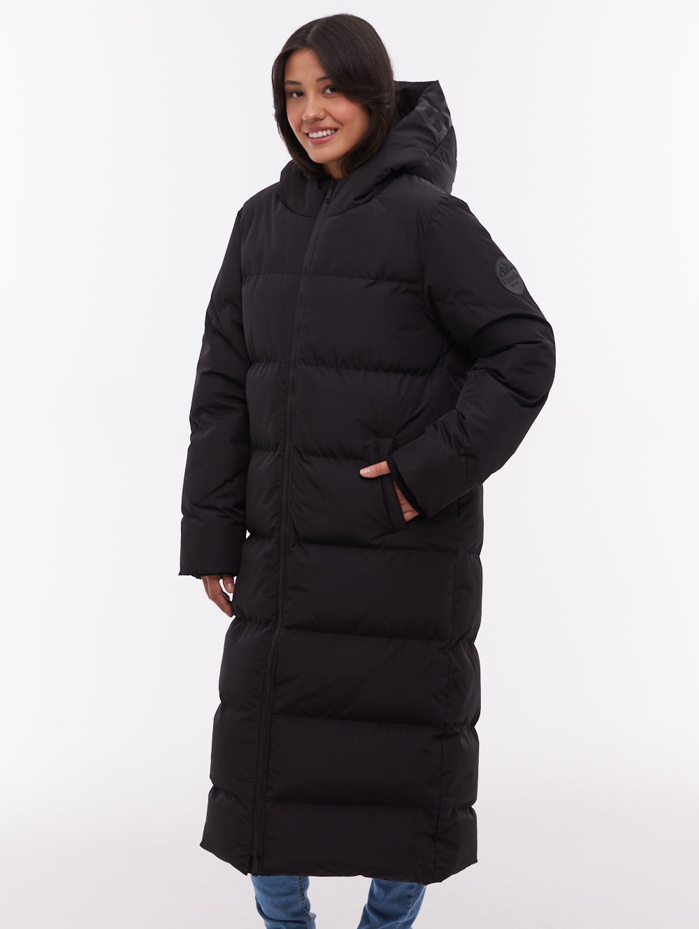 Elli parka matelassé maxi - Noir