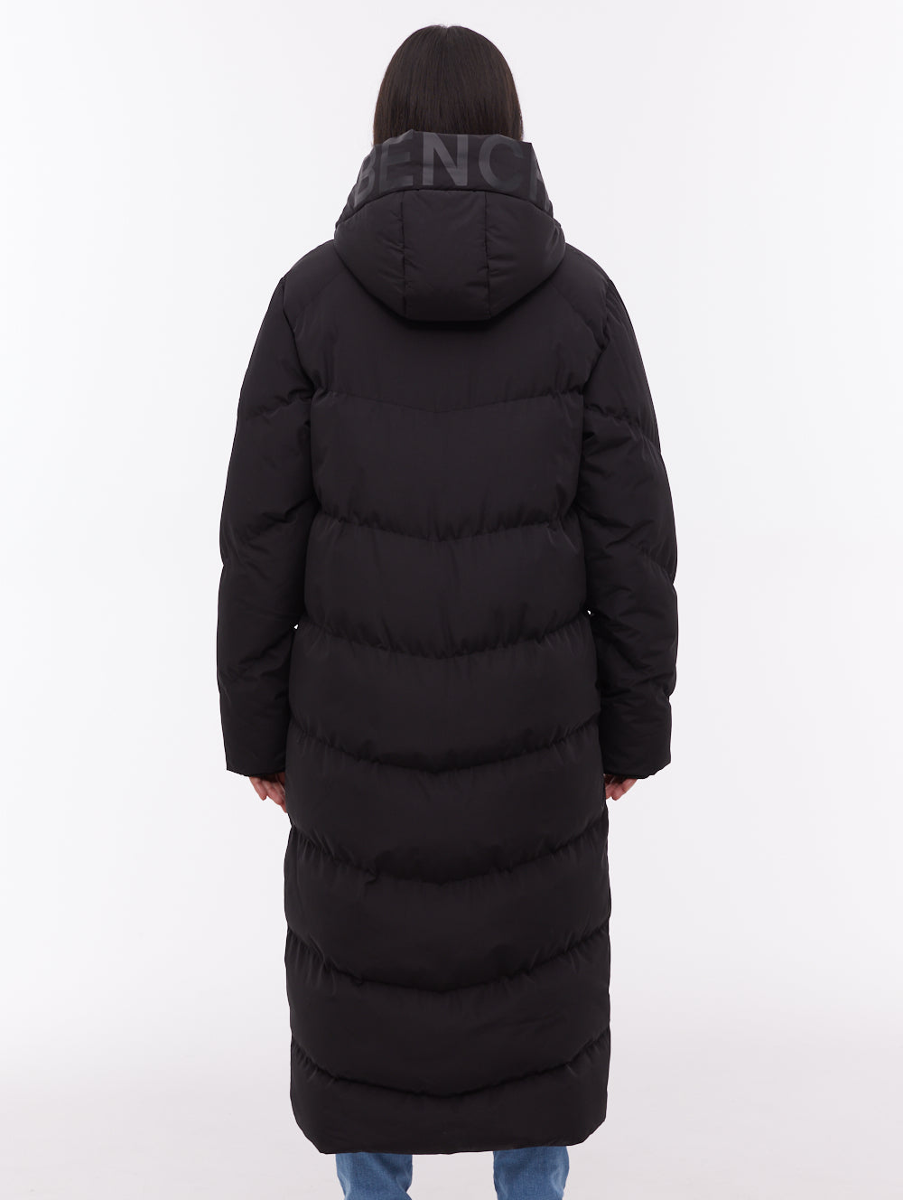 Elli parka matelassé maxi - Noir