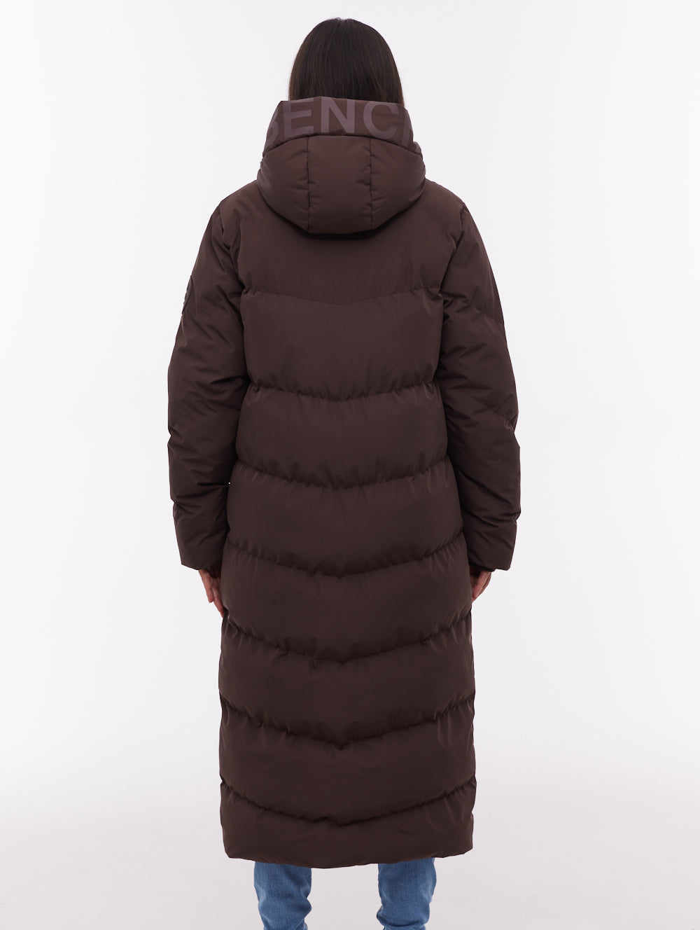 Elli parka matelassé maxi - Brun