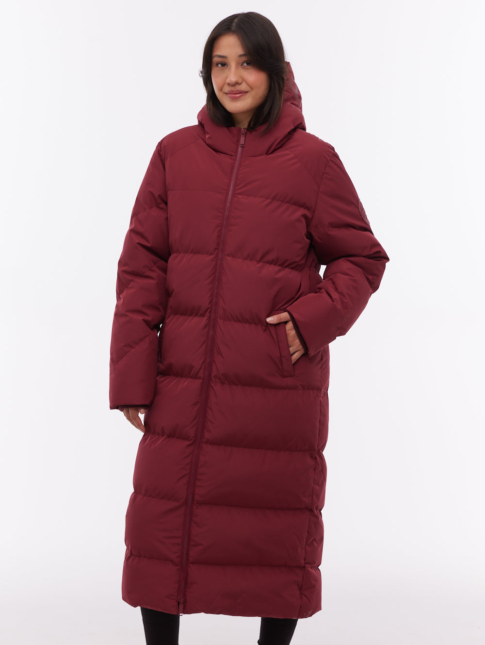 Elli parka matelassé maxi - Rouge