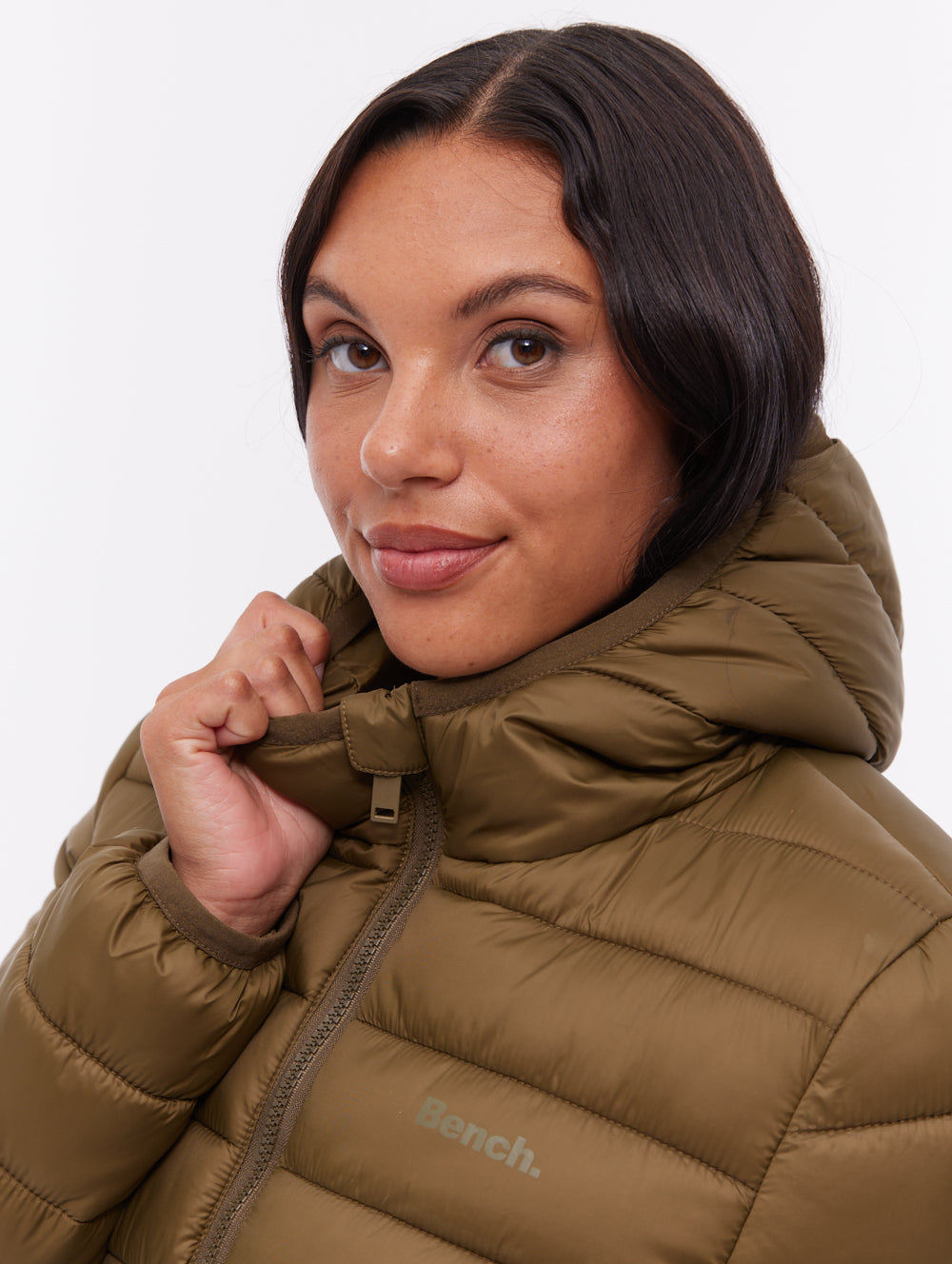 Nella Hooded Maxi Puffer Jacket - Green