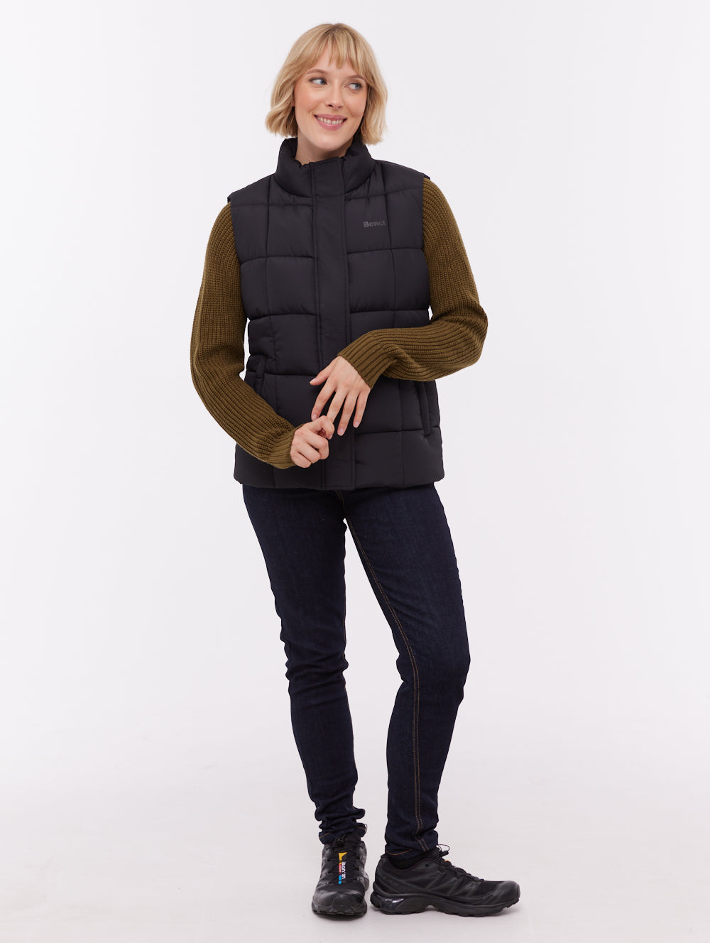 Kacie Puffer Vest - Black