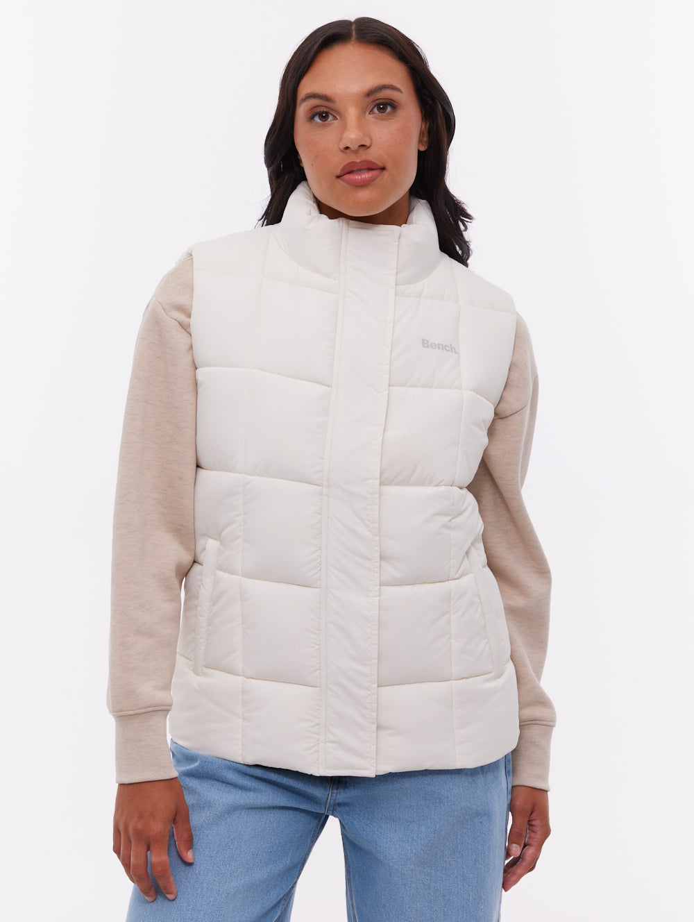 Kacie Puffer Vest - White