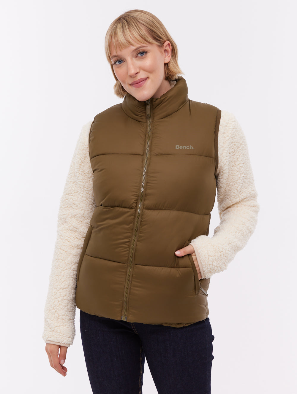 Matina Puffer Vest - Green