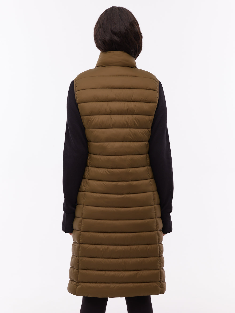 Meridian Maxi Puffer Vest - Green