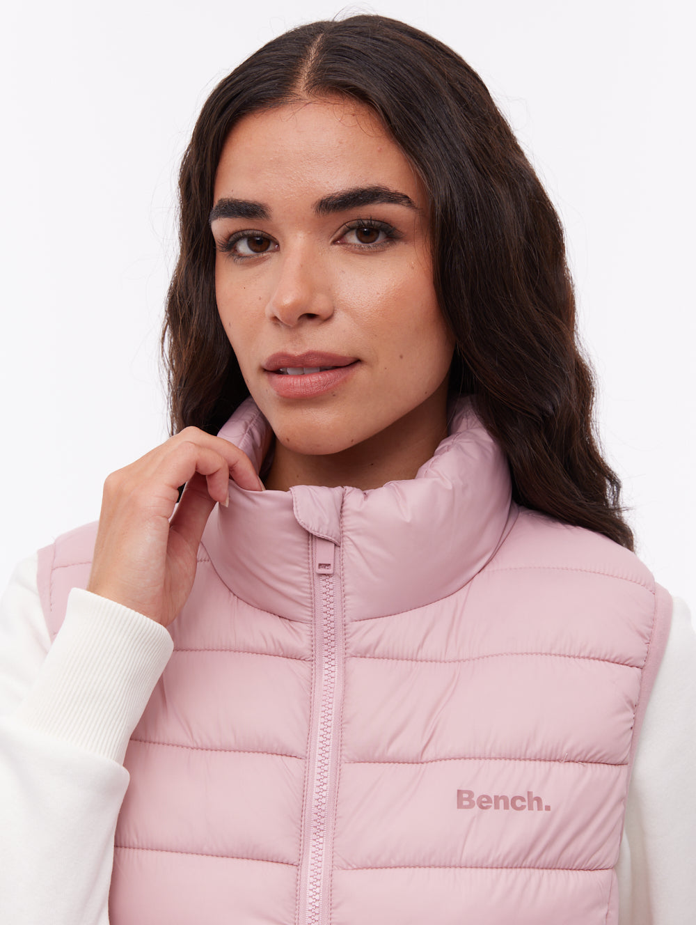 Meridian Maxi Puffer Vest - Pink